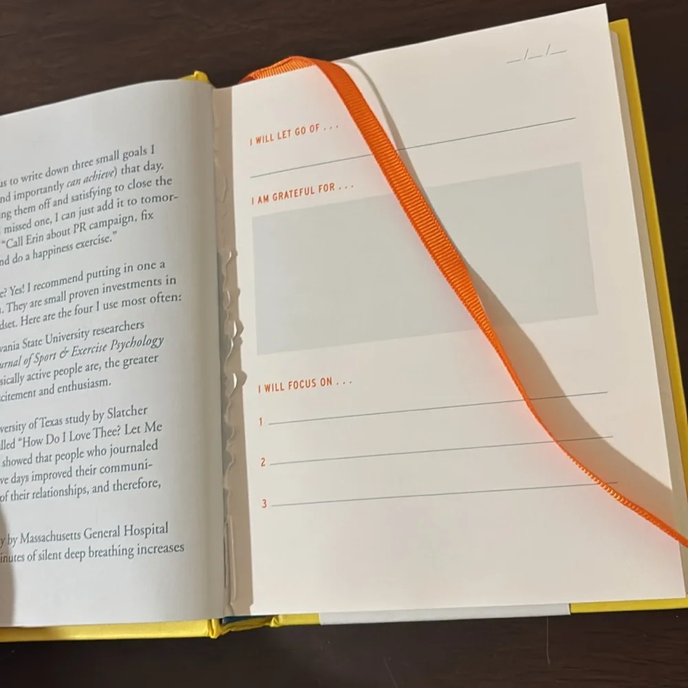 Two Minute Mornings Journal, Good Used Condition! By Neil Pasricha